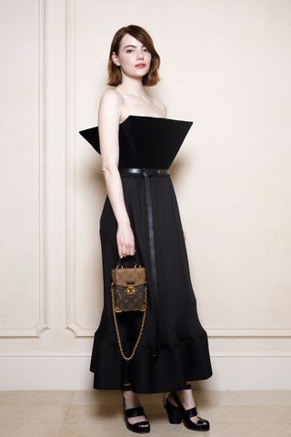 Emma Stone carrying a Louis Vuitton bag