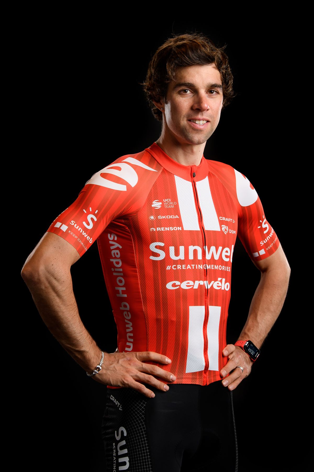 Michael Matthews models the new kit