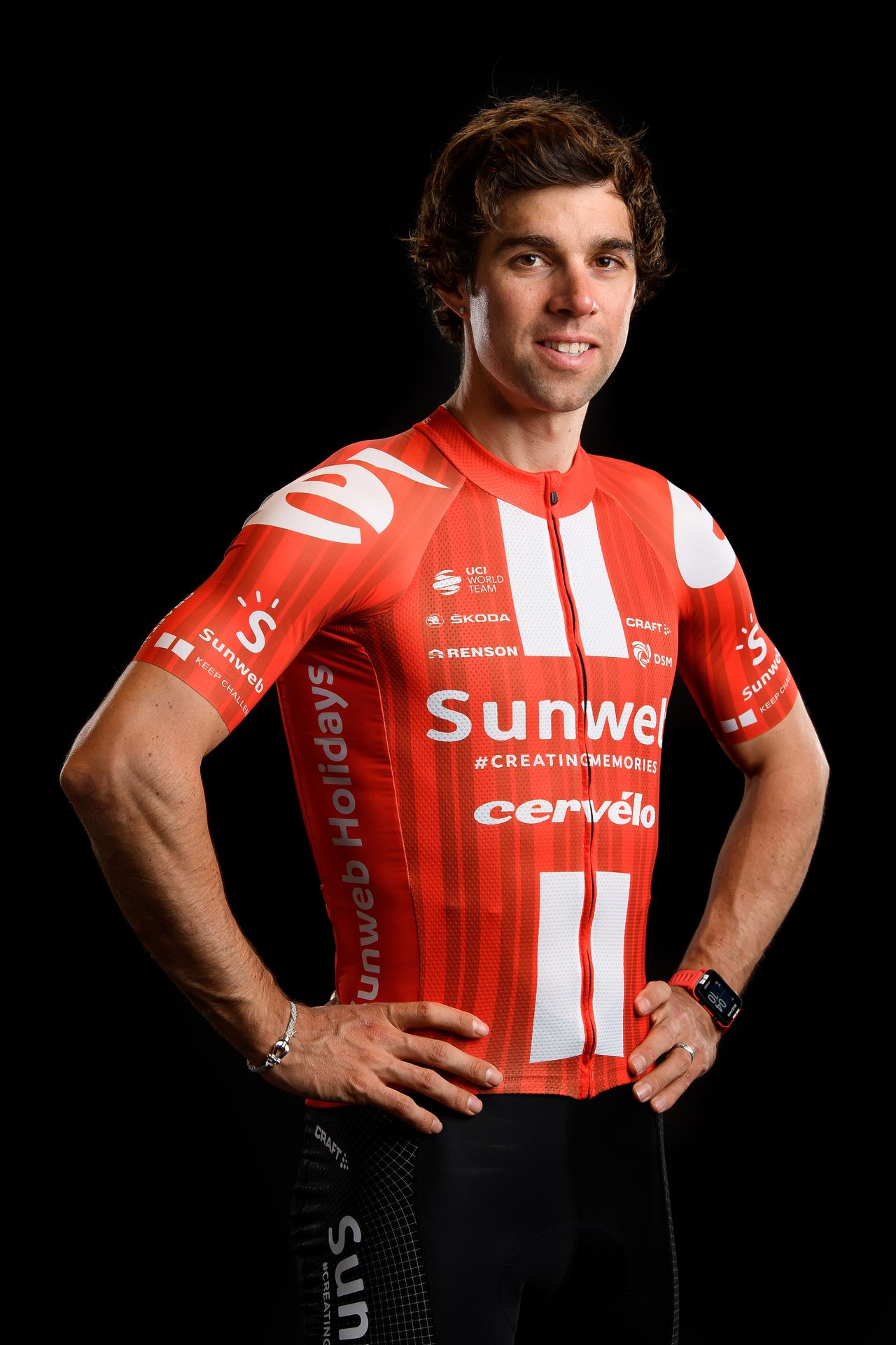 Michael Matthews models the new kit