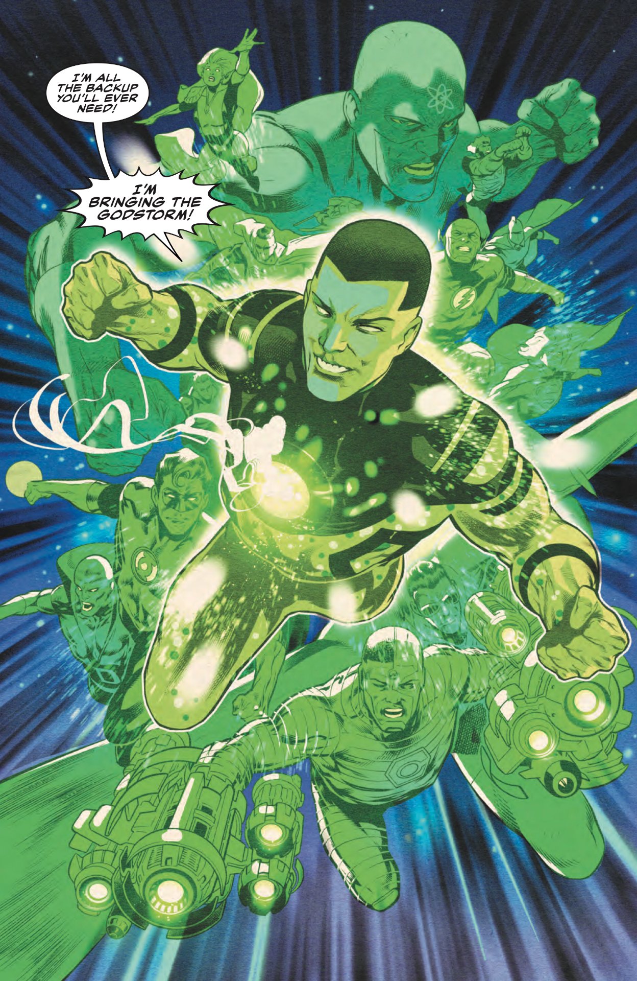The Godstorm in Justice League #75