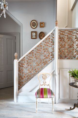 Regencycore: gilt embellished staircase