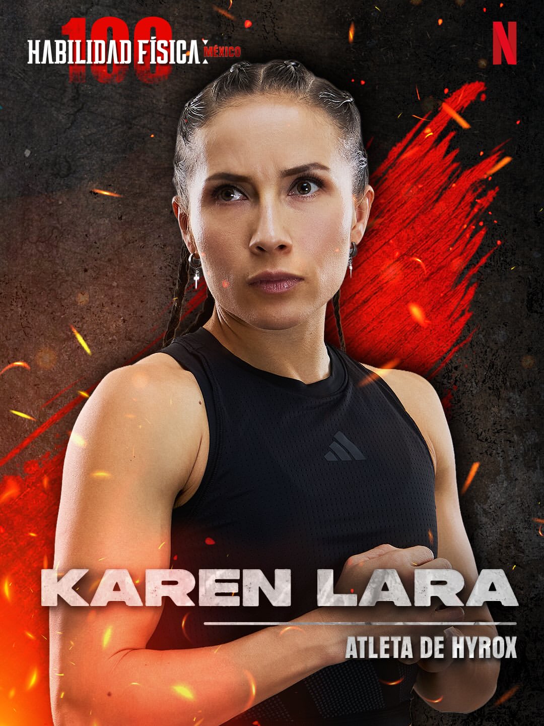Contestant Karen Lara of Netflix's 'Physical 100: Mexico'