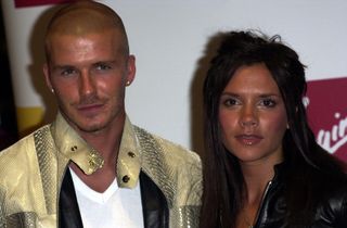 David Beckham and Victoria Beckham pictured in 2002