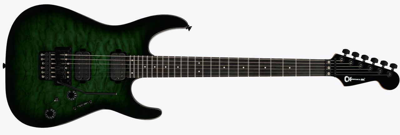 Three of Charvel's new-for-2026 Pro-Mod Plus Dinky DK24 models