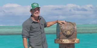 Jeff Probst hosting Survivor