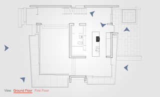 blueprint of a floating house