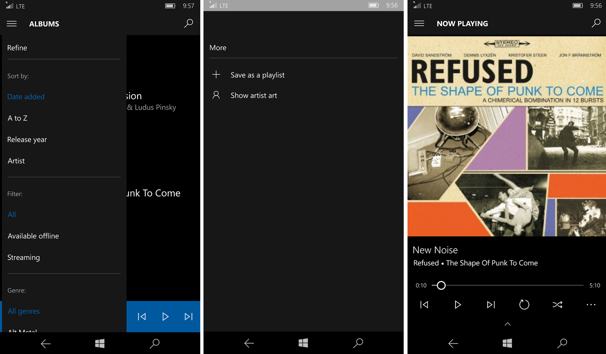 Groove music windows 10