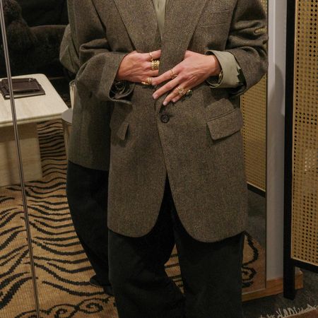 Marci Hirshleifer wearing investment jackets