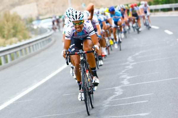 La Pomme Marseille leads the peloton
