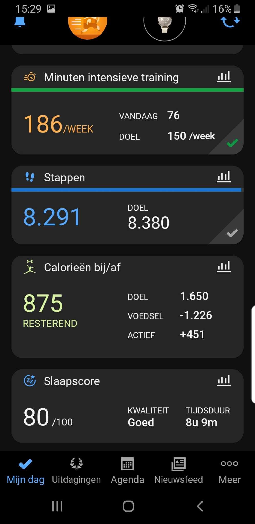 Garmin Connect met de Garmin Lily 2
