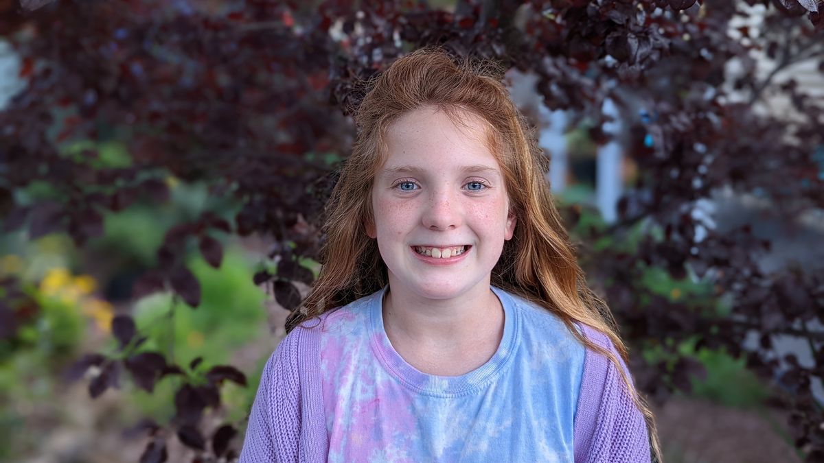 Pixel 6 portrait shot outdoors one person