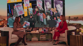 Brooke Shields on the Drew Barrymore Show in A Castle for Christmas