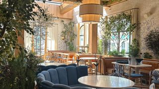 The interior of LAVO Mexico City lounge and restaurant.