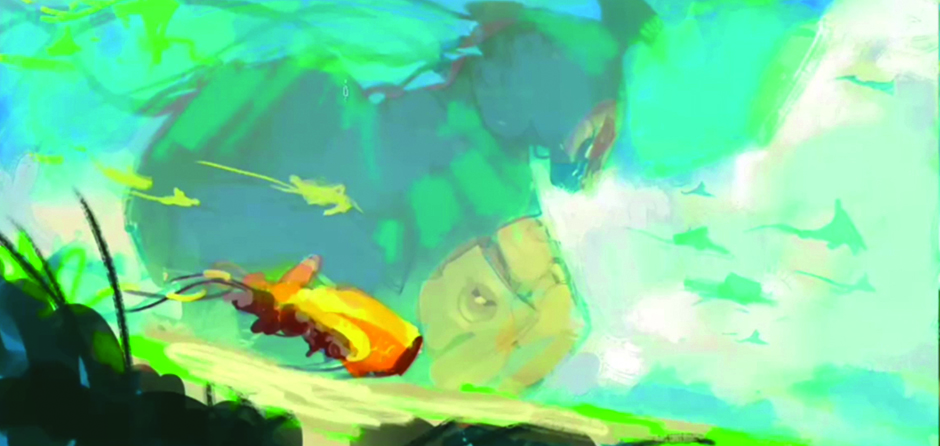 Defining a sense of scale in a Photoshop painting