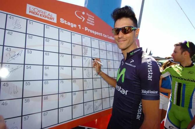 Eros Capecchi began his Movistar career in Australia.