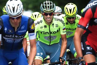 Alberto Contador (Tinkoff) at the start of stage 3