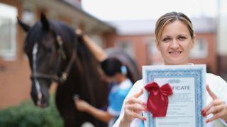 Horse certificate