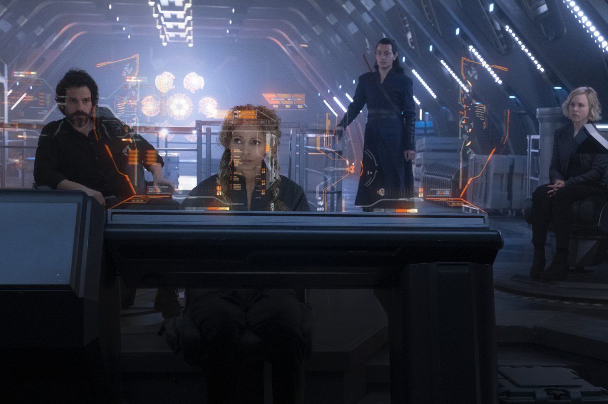 Santiago Cabrera as Rios; Michelle Hurd as Raffi; Evan Evagora as Elnor; Alison Pill as Jurati