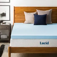Lucid Memory Foam Gel Mattress Topper Lucid Memory Foam Gel Mattress Topper
