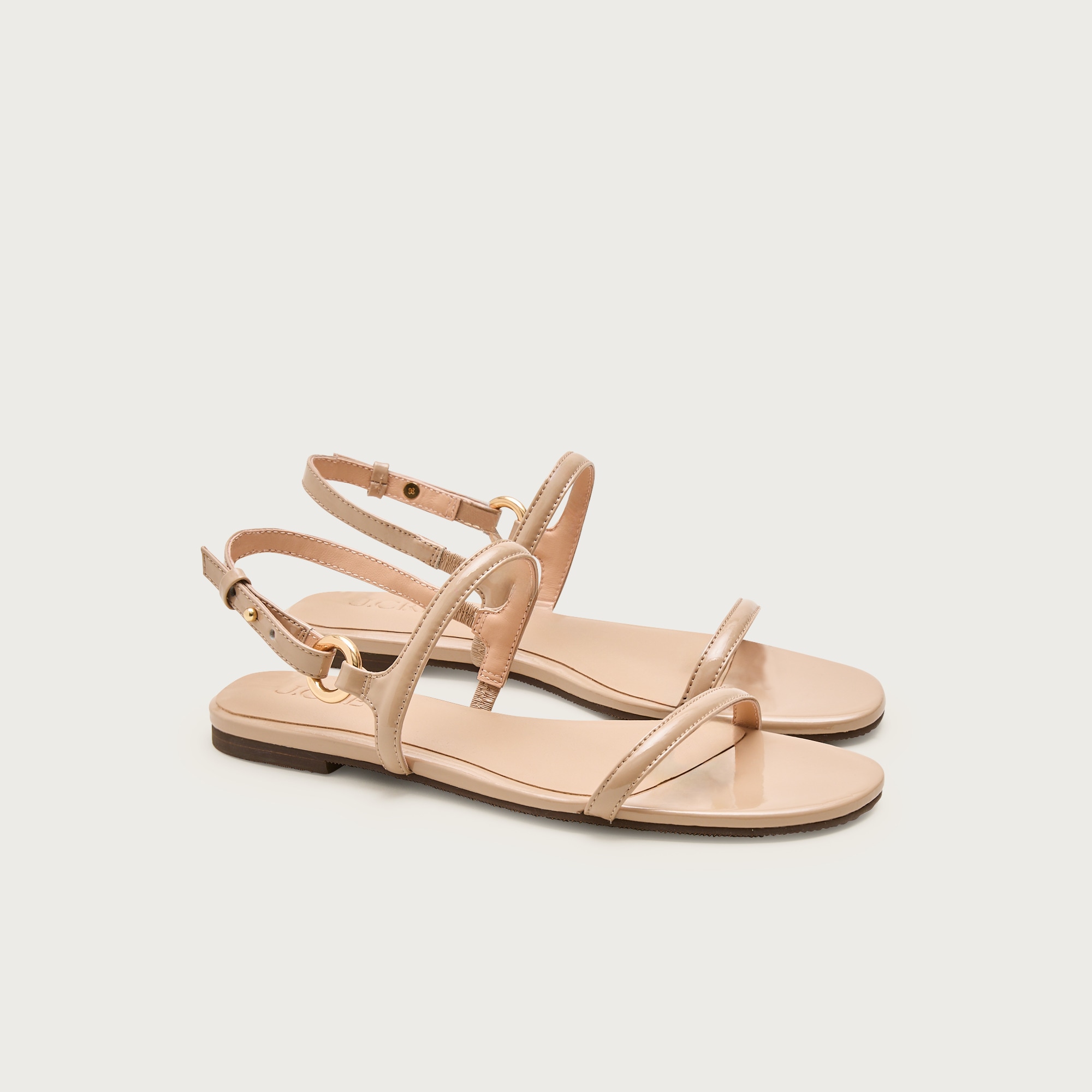 Audrey Sandals in Patent Leather