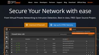 OPNsense website screenshot.