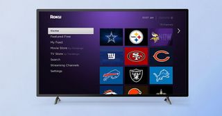 Roku TV with NFL team channels