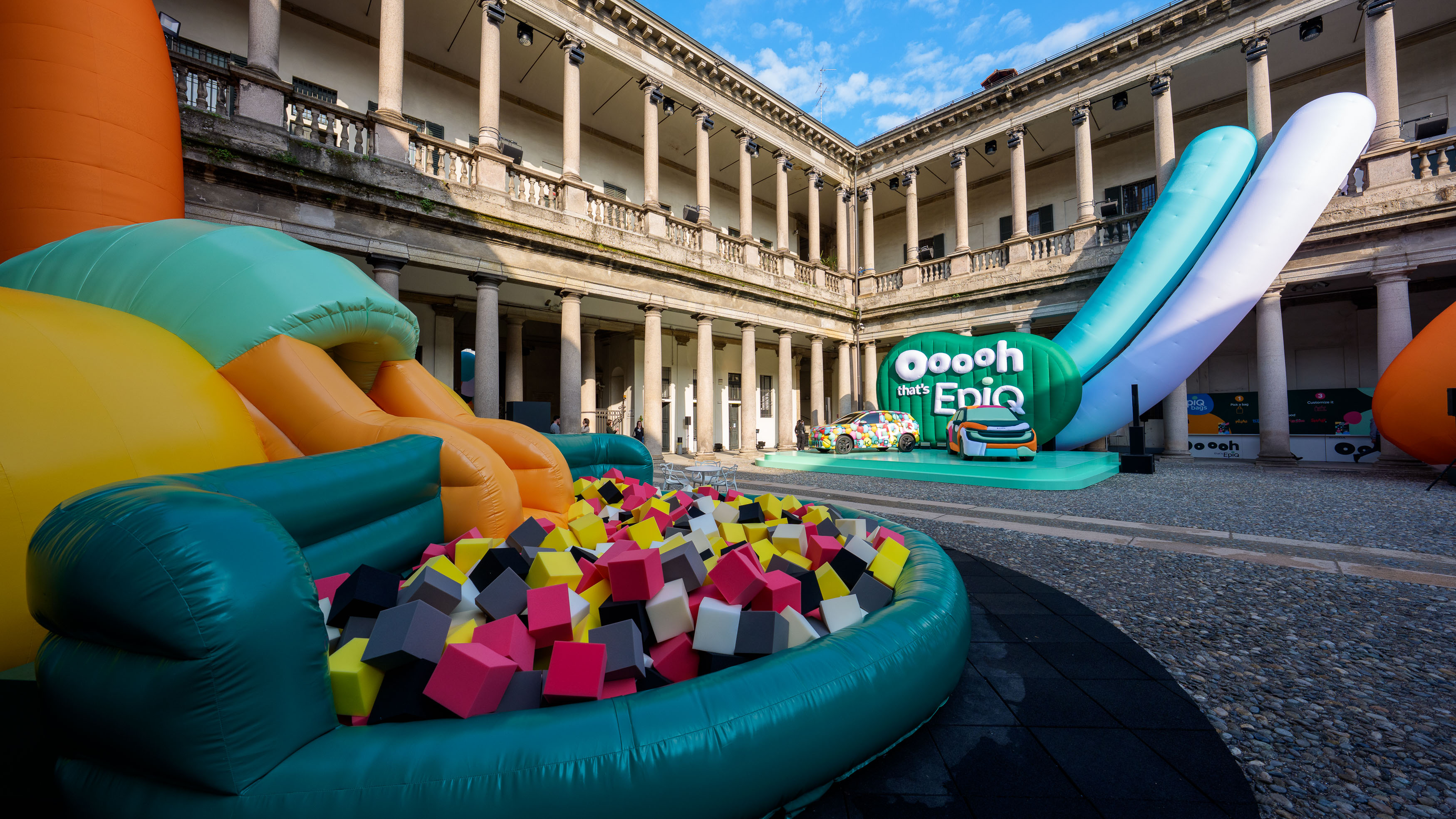 &amp;Scaron;koda installation at Palazzo del Senato, MDW 2026