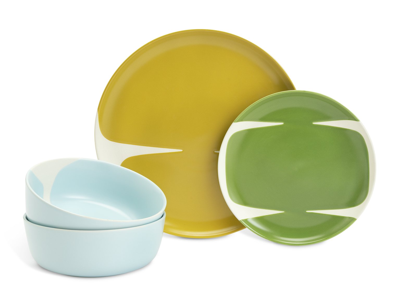 Habitat X Scion Lohko 12 Piece Stoneware Dinner Set