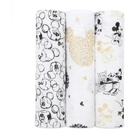 aden + anais 100% cotton Muslin Metallic Swaddle &amp; Receiving Blankets|  was £35.99 | now £42 at Amazon (save £-7)