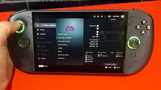 The SteamOS interface on the Lenovo Legion Go S