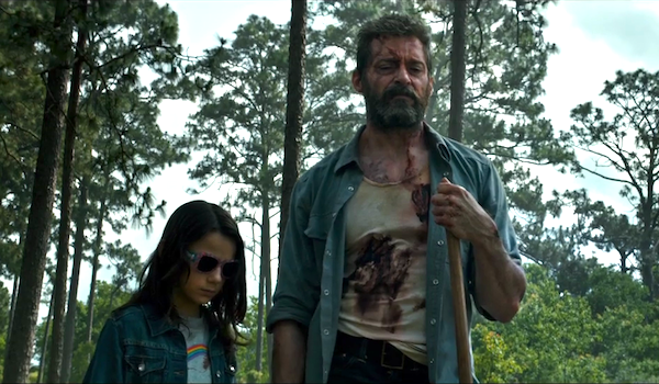 Logan and X23 at a grave