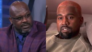 Shaquille O'Neal and Kanye West