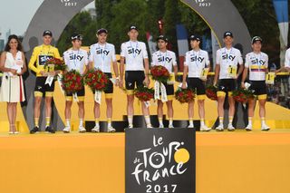 For the first time, Team Sky won the team classification