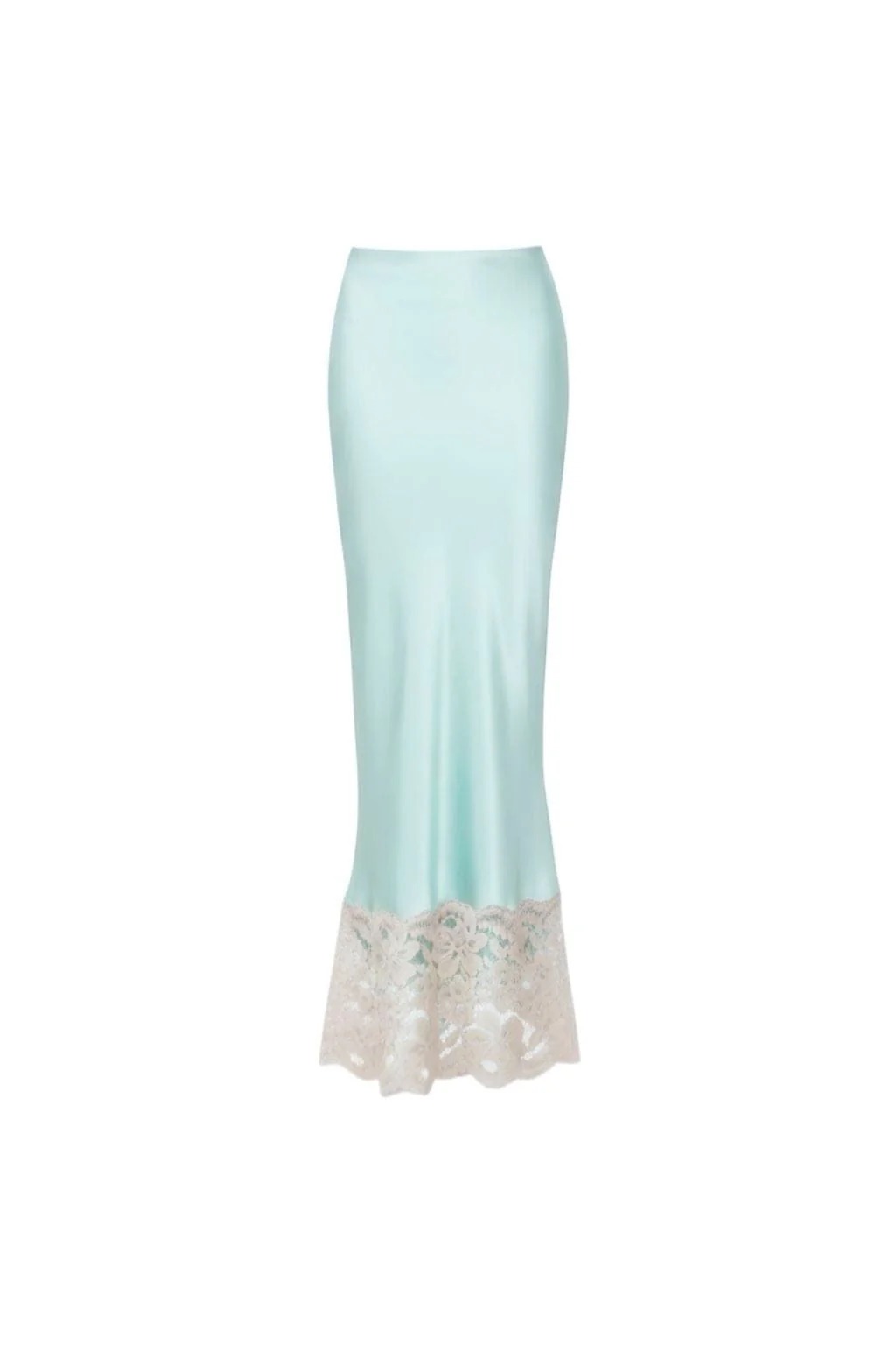 Montce, Seafoam Silkie Natalia Skirt W/lace