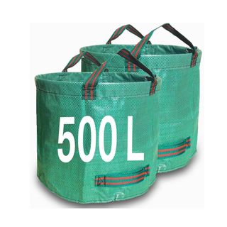 Singwow Garden Waste Bags 500L x 2 on a white background