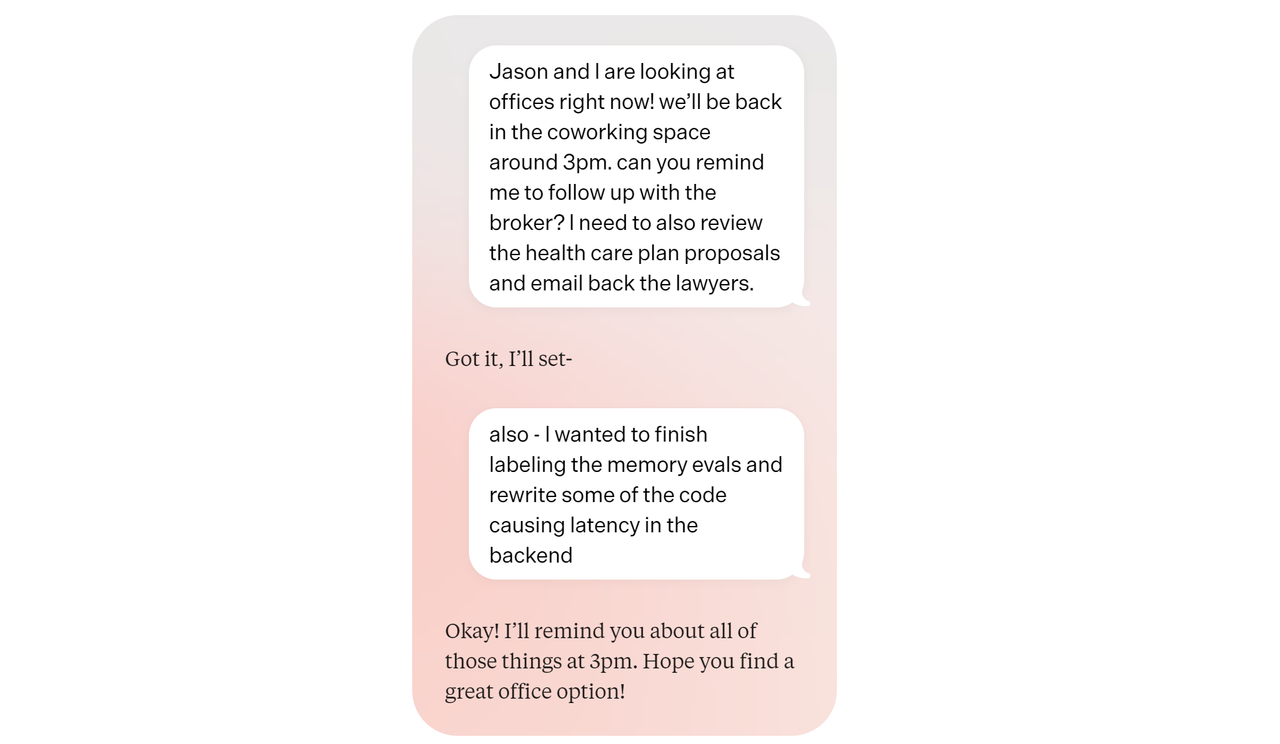 A screenshot of New Computer Dot AI iPhone app