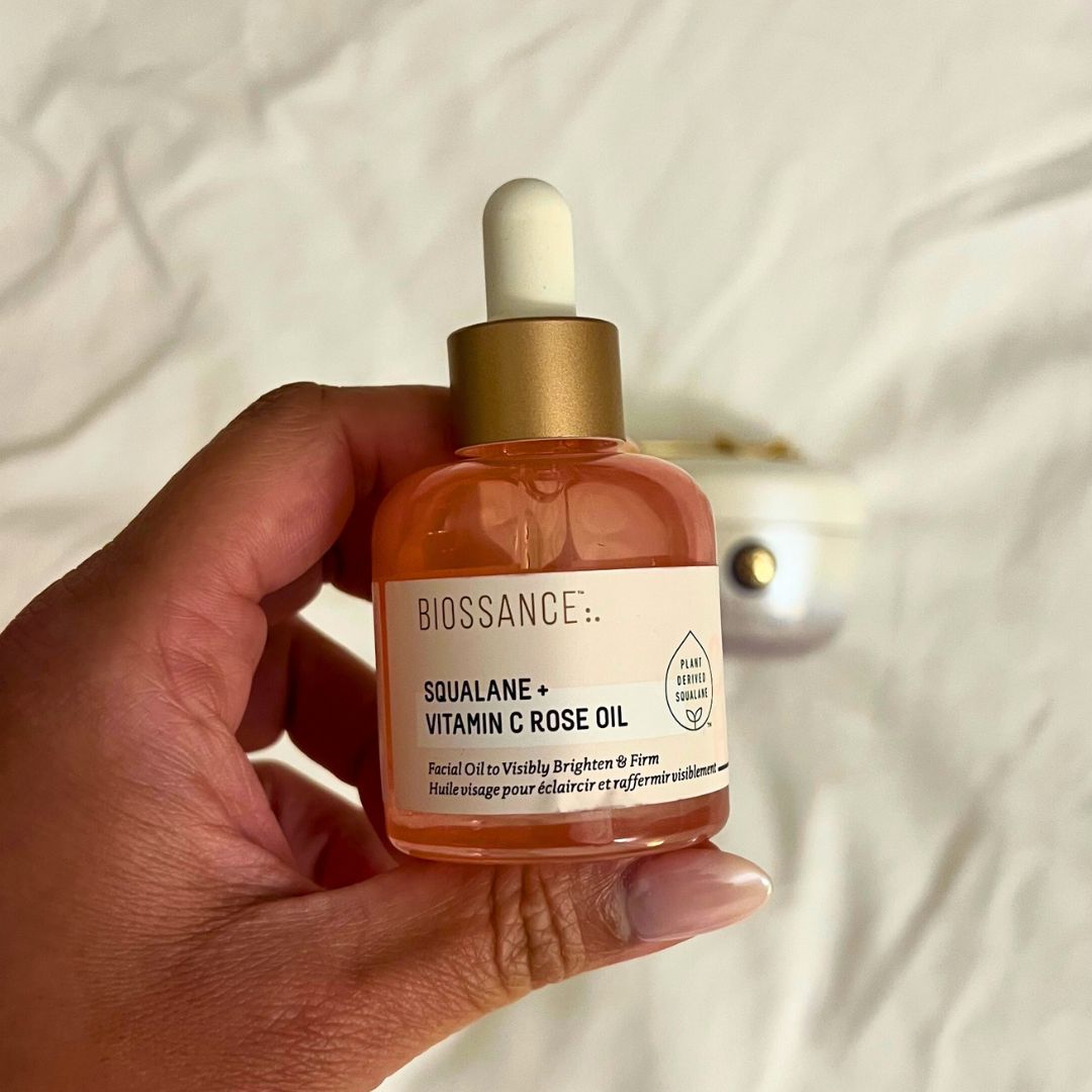 Biossance Squalane and Vitamin C Rose Oil