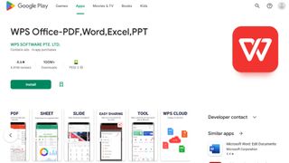 Website screenshot for WPS Office