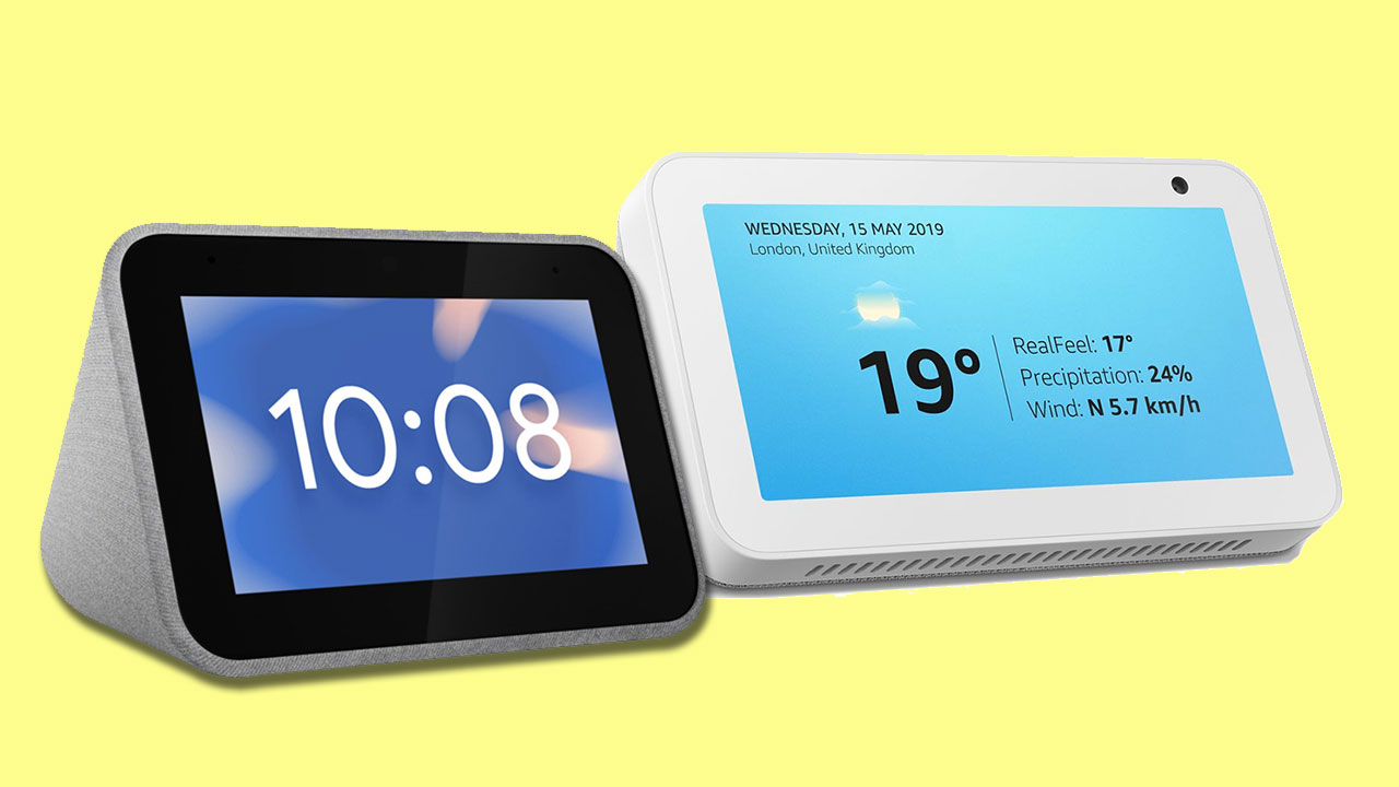 Can You Watch Netflix On Echo Show 5 Amazon Echo Show 5 Vs Lenovo Smart Clock Which Is Better In The Bedroom Techradar