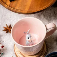 14. 3D Rabbit Ceramic Mug