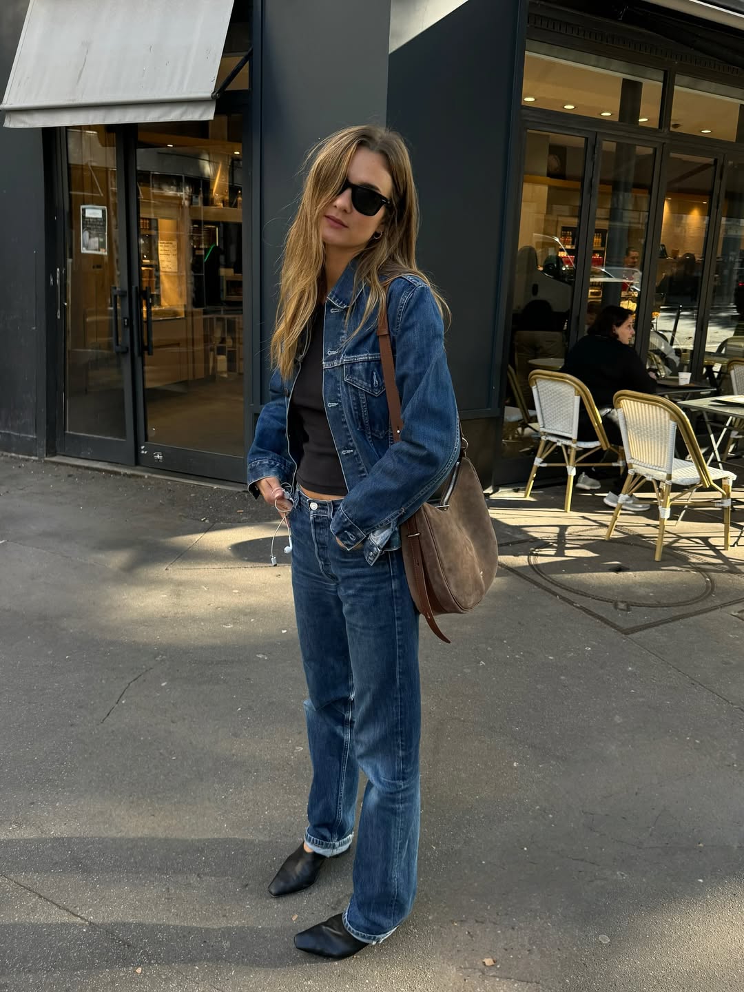 French girl jeans outfits