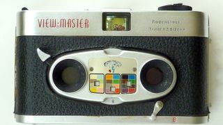 The front of the Viewmaster Stereo camera