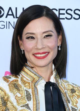 Lucy Liu attends the LA Premiere Of CBS All Access' "Why Women Kill" at Wallis Annenberg Center for the Performing Arts on August 07, 2019 in Beverly Hills, California