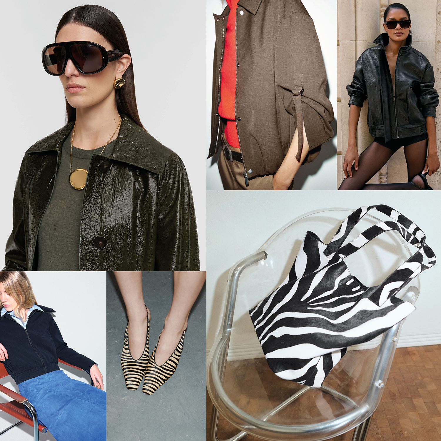 a collage of designer and high street cult buys for spring 2026 