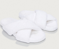 Toweling Cross-Front Slipper | $49 at The White Company