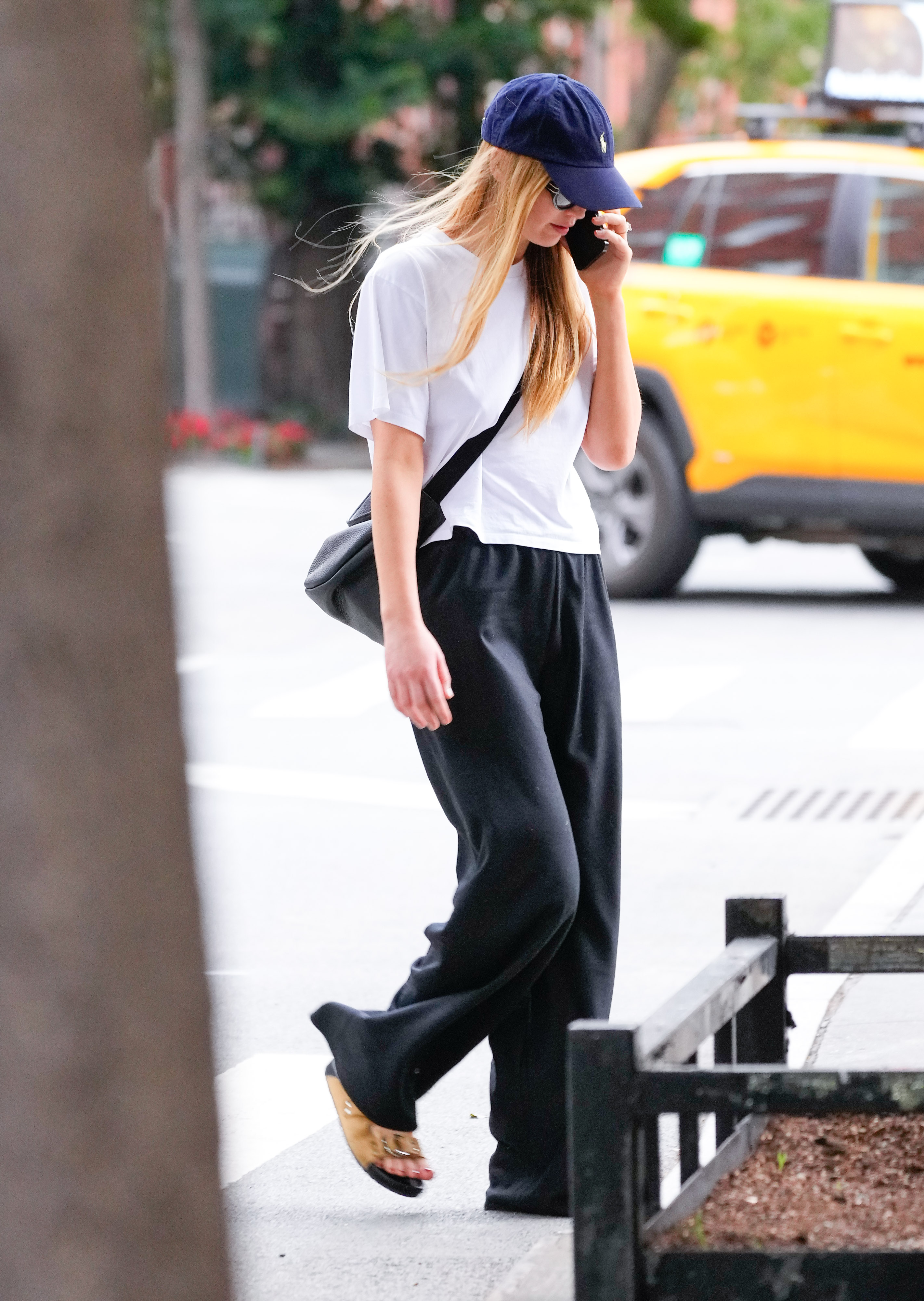 Jennifer Lawrence wore the same dad sandals in June of 2023