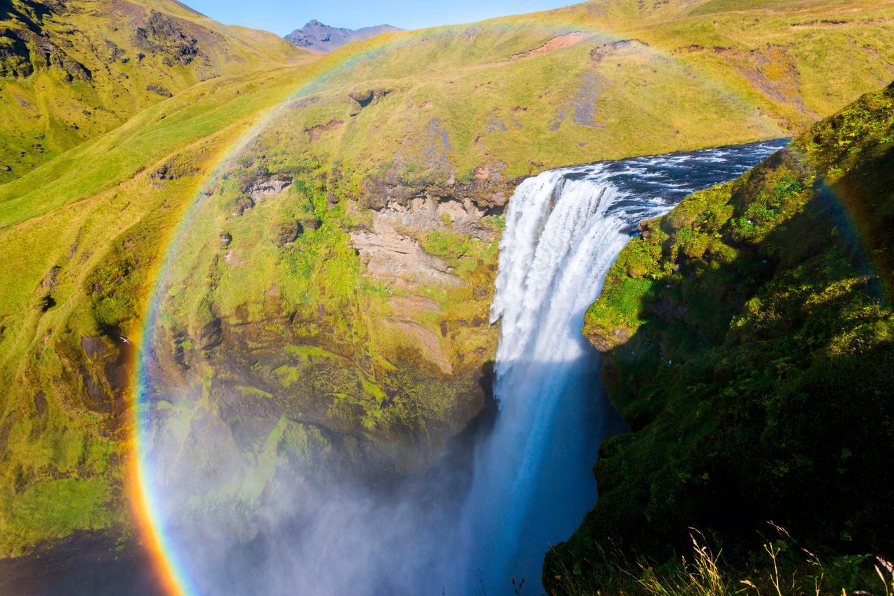 This image is clearly a bit of a spoiler: a circular rainbow captured at Skogafoss, Iceland.