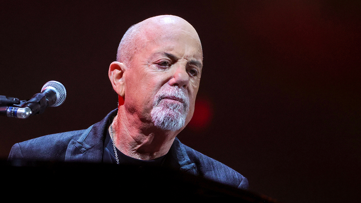 LAS VEGAS, NEVADA - NOVEMBER 09: Billy Joel performs at Allegiant Stadium on November 09, 2024 in Las Vegas, Nevada. (Photo by Ethan Miller/Getty Images)
