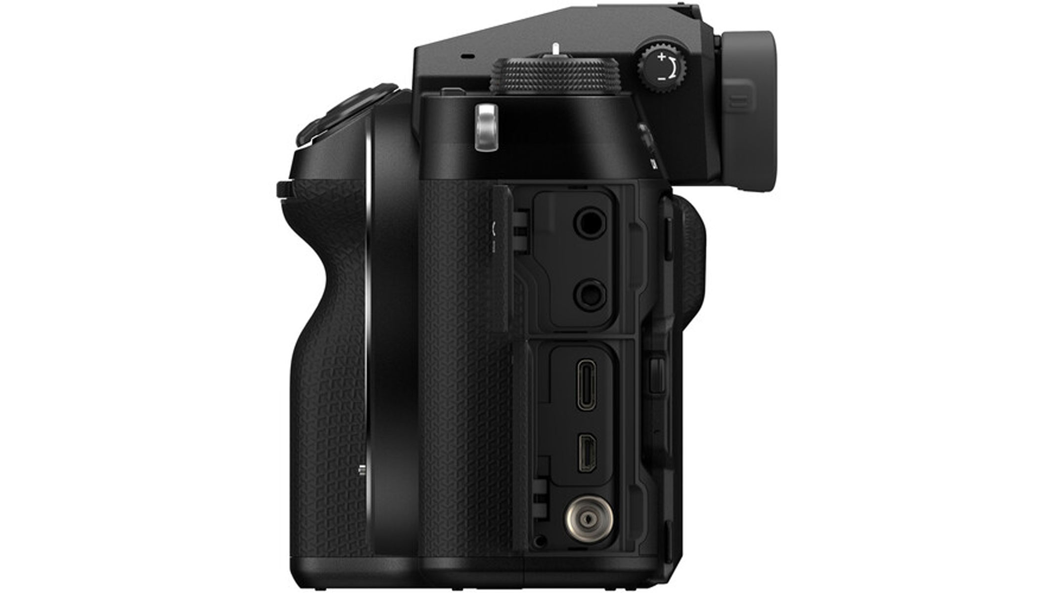 The Fujifilm GFX100S II's ports