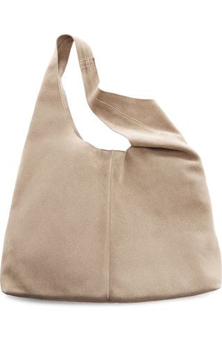 Suede Shopper Bag